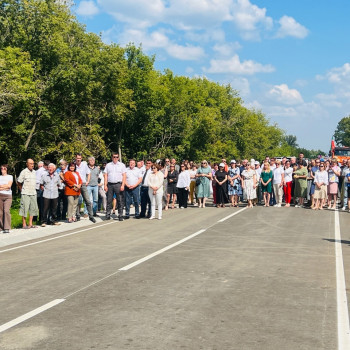 Сегодня состоялось торжественное открытие моста после реконструкции через реку Дымку на автомобильной дороге “Уруссу-Октябрьский-Абсалямово-Уба”